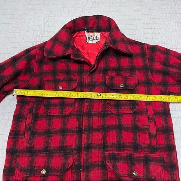 Woolrich Adult Size 40 Coat Flannel Lined Outdoor Wool Blend Coat - Picture 7 of 10